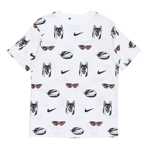 Футболка как w спортивная одежда bf dog aop Nike, белый