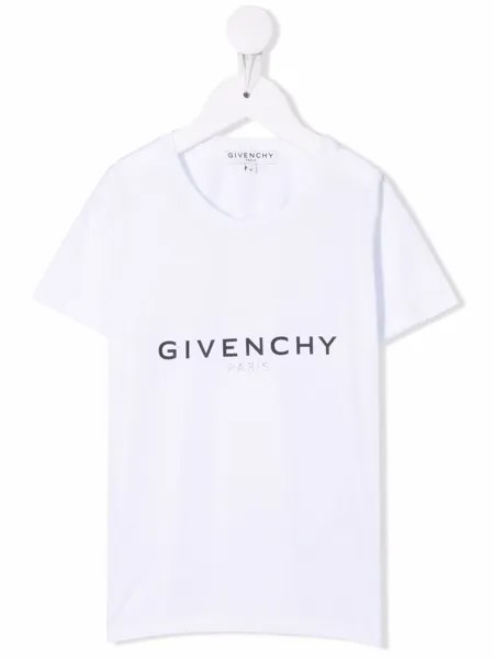 Givenchy Kids футболка с логотипом