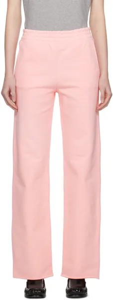 Розовые брюки для отдыха на резинке Acne Studios