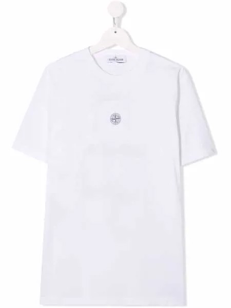 Stone Island Junior футболка с графичным принтом