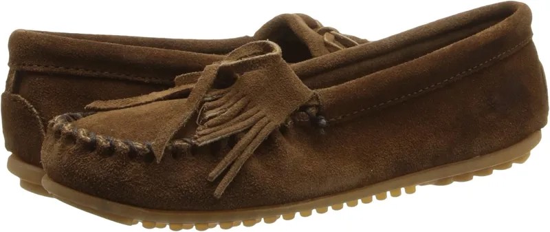 Лоферы Kilty Suede Moc Minnetonka, цвет Dusty Brown Suede