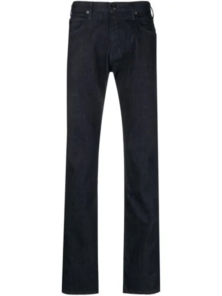 Emporio Armani прямые джинсы, синий