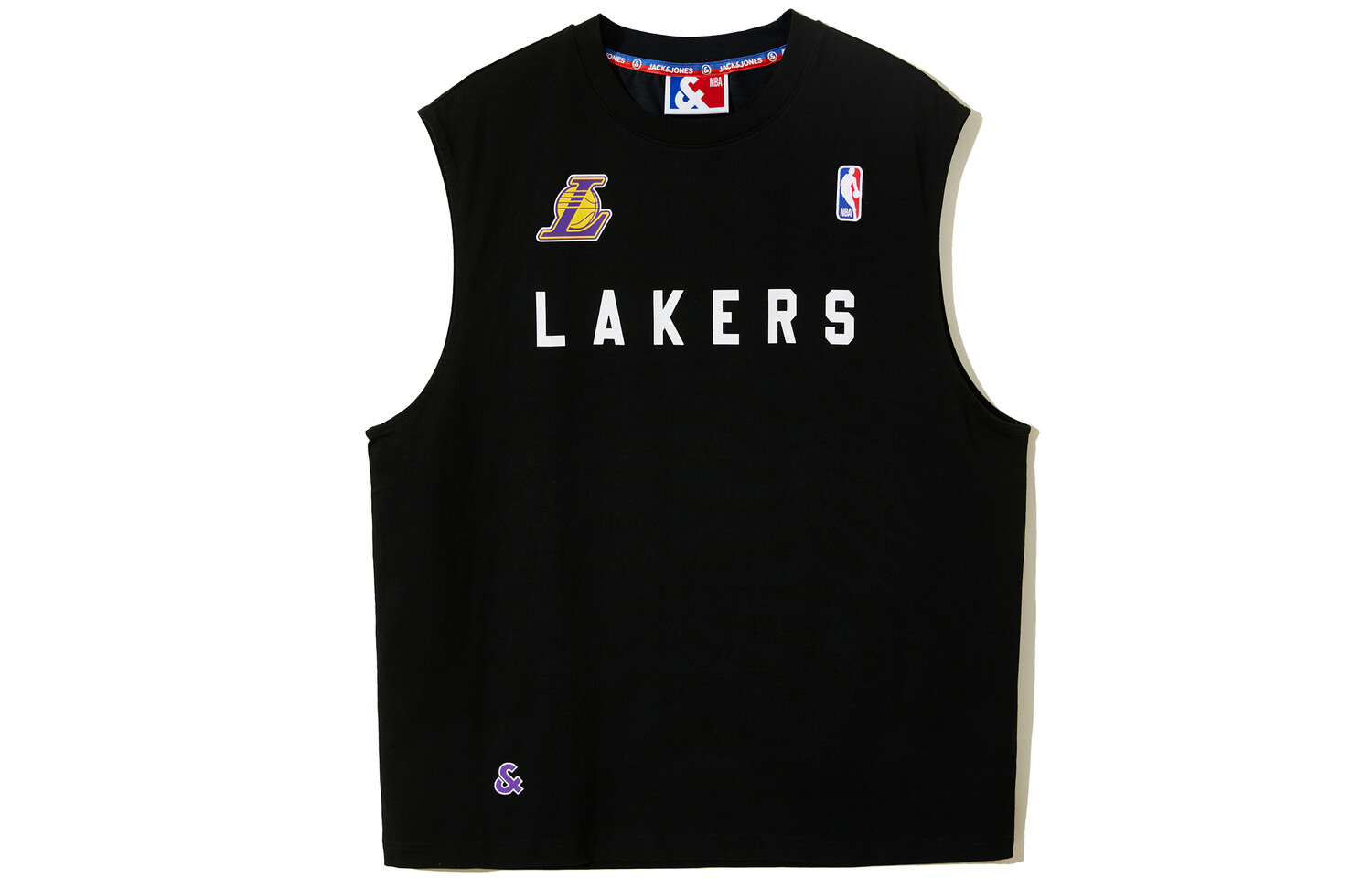 Nba X Jack&Jones X Lakers Nba майка унисекс Jack Jones, черный