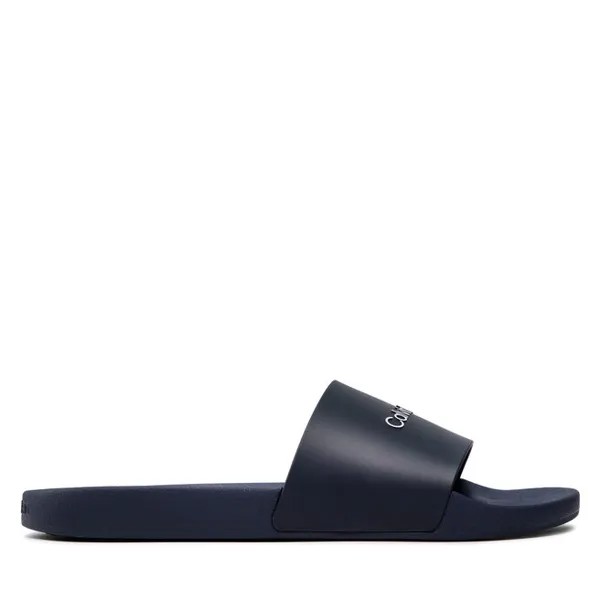 Шлепанцы Calvin Klein Jeans Pool Slide HM0HM00455 Calvin Navy DW4, темно-синий