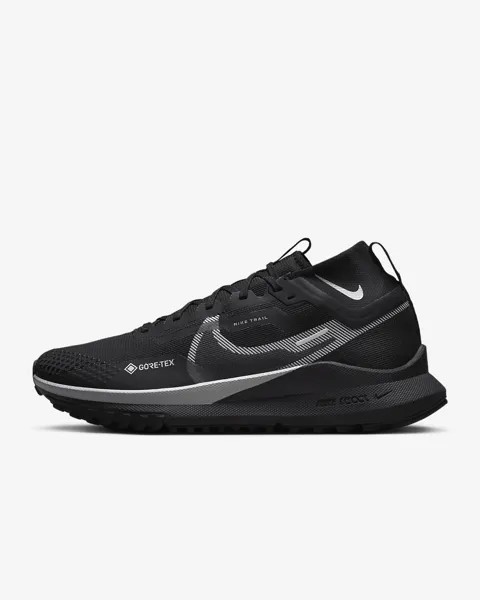 Кроссовки NIKE Pegasus Trail 4 GORE-TEX DJ7926-001 «Черный/отражающий серебристый»