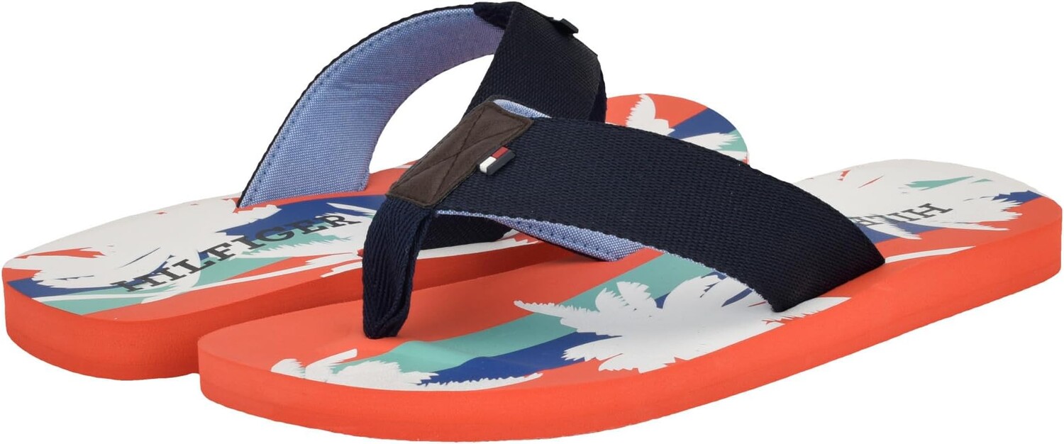 Сандалии Tommy Hilfiger Devole, цвет Navy/Orange Multi