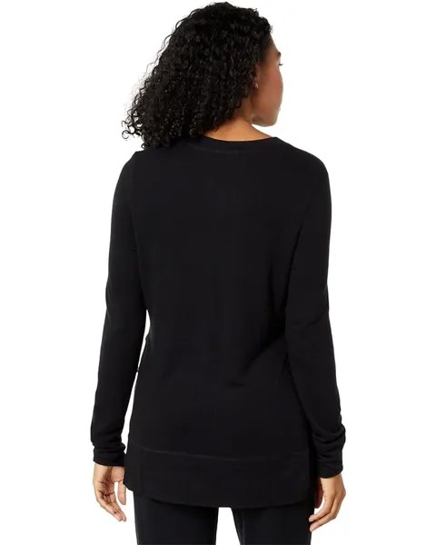Пуловер THRIVE SOCIETE Dailey Side Slit Pullover, черный