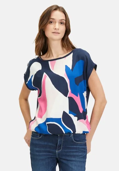 Футболка с принтом CASUAL MIT PRINT Betty & Co, цвет dark blue pink