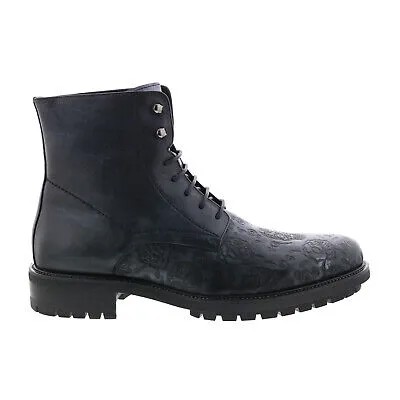 Мужские черные кожаные повседневные классические ботинки Robert Graham Abstraction RG5456B