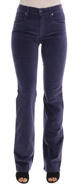 Брюки Ermanno Scervino Фиолетовые вельветовые расклешенные брюки из эластичного материала s. W26 Рекомендуемая розничная цена 480 долларов США