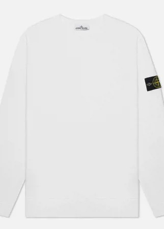 Мужская толстовка Stone Island Crew Neck Cotton Fleece, цвет белый, размер L