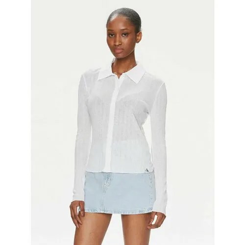 Блуза Calvin Klein Jeans, размер M [INT], белый