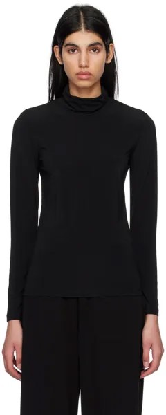Черная эластичная водолазка Max Mara Leisure