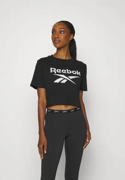 Спортивная футболка CROP TEE Reebok, черный