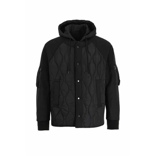 Куртка EMPORIO ARMANI, размер 48, черный