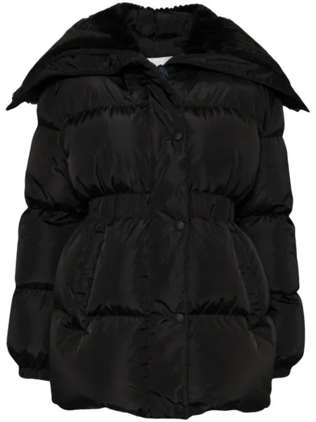 Moncler пуховик на молнии, черный
