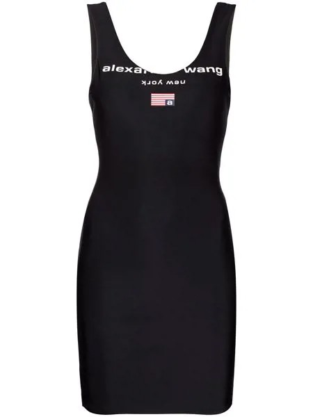 Alexander Wang платье с U-образным вырезом