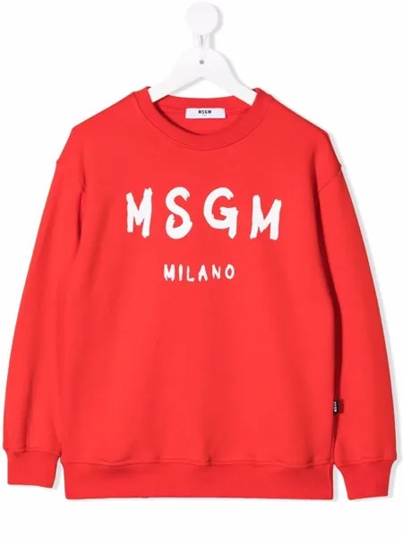 MSGM Kids толстовка с логотипом