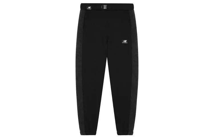 Мужские трикотажные спортивные штаны New Balance, цвет Black