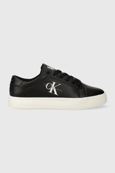 Кроссовки CLASSIC CUPSOLE LACEUP LTH WN Calvin Klein Jeans, черный