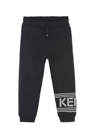Черные спортивные брюки с логотипом KENZO детские