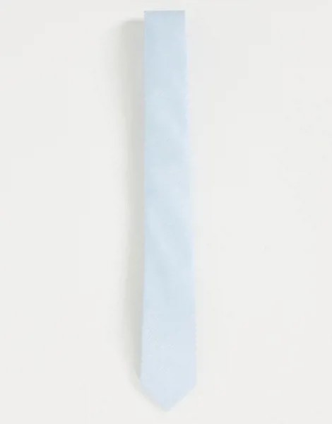 Однотонный галстук French Connection-Голубой