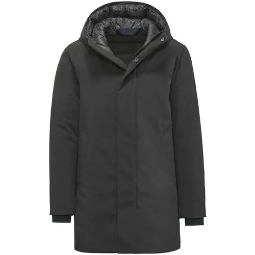 Куртка BomBoogie, демисезон/зима, силуэт прямой, капюшон, карманы, манжеты, размер L, серый