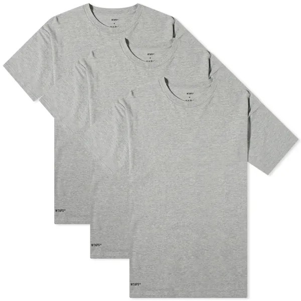 Футболка Wtaps Skivvies 3 шт T-Shirt, серый