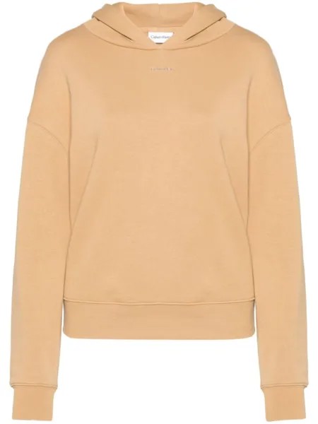 Calvin Klein худи с логотипом, нейтральный цвет