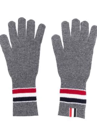 Thom Browne перчатки в рубчик