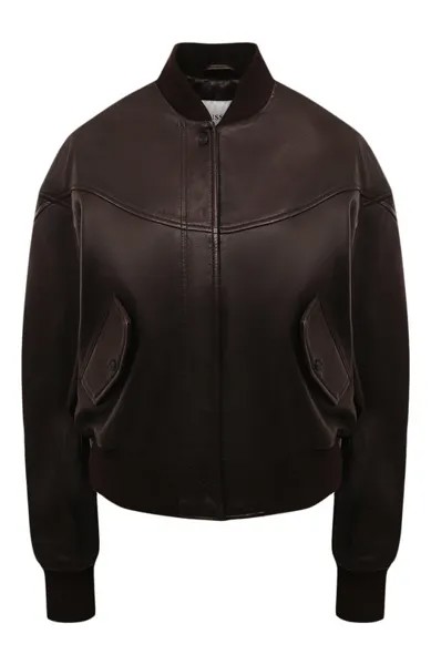 Кожаный бомбер Trussardi