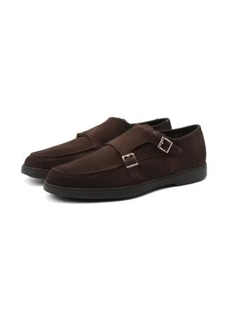Замшевые монки Santoni