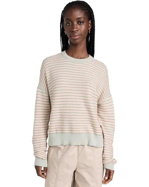 Свитер Spiritual Gangster Cotton Easy Crew, цвет Yucatan Stripe
