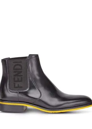 Fendi ботинки челси с логотипом