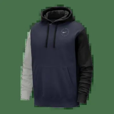 Худи Nike UNC Club Fleece, цвет Navy/Black