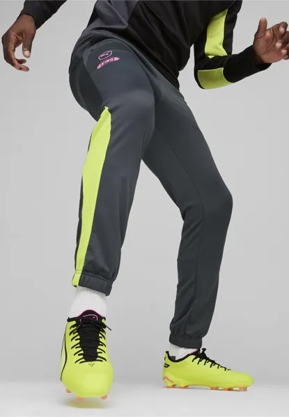 Спортивные брюки King Pro Puma, цвет strong gray electric lime