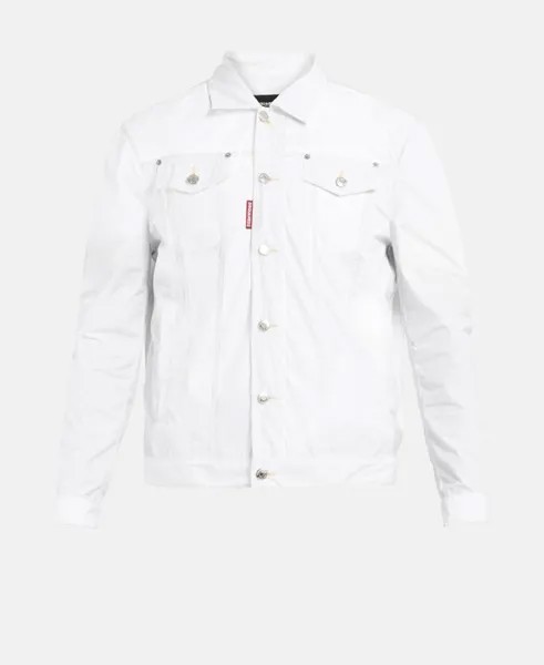 Джинсовая куртка Dsquared2, белый