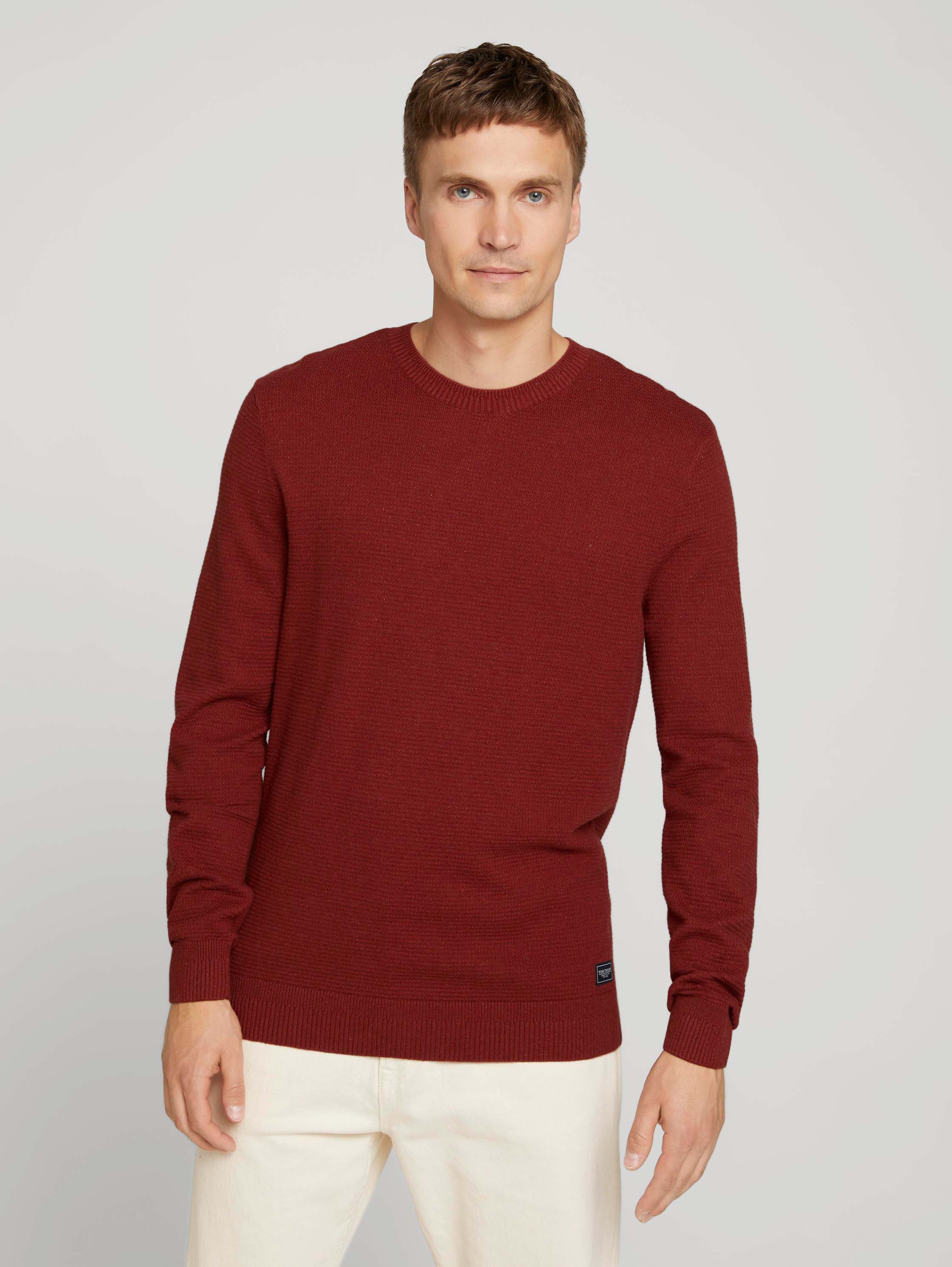 Джемпер мужской TOM TAILOR 1026501 красный M