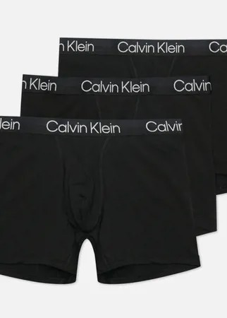 Комплект мужских трусов Calvin Klein Underwear 3-Pack Boxer Brief, цвет чёрный, размер XXL
