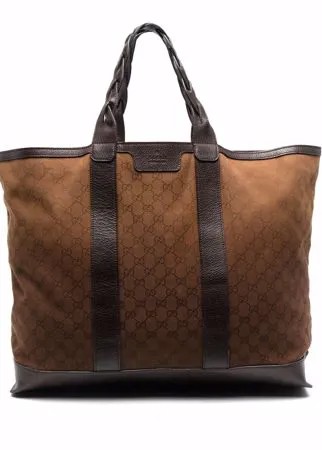 Gucci Pre-Owned дорожная сумка с узором GG Supreme