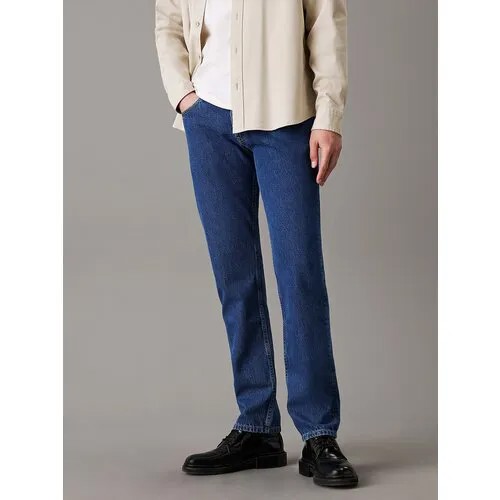 Джинсы классические Calvin Klein Jeans, размер 33/34, синий