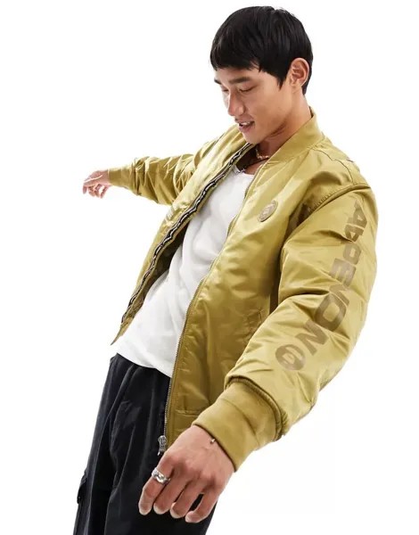 Желтый бомбер AAPE by A Bathing Ape Now MA1
