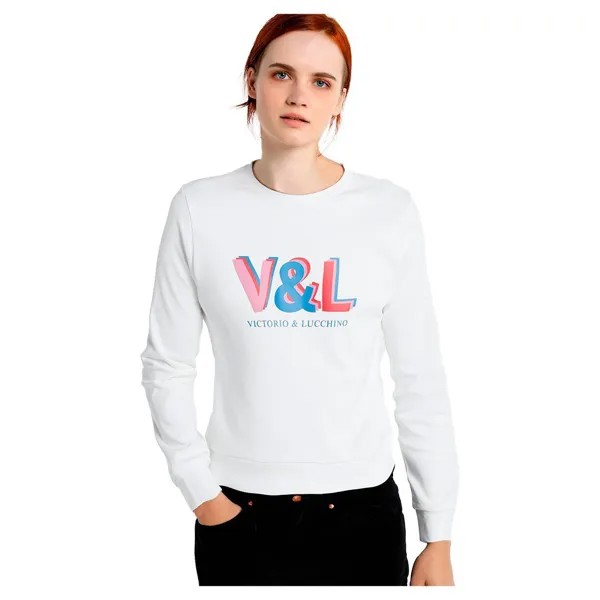 Толстовка Victorio & Lucchino Logo Crossword Colours Box, белый