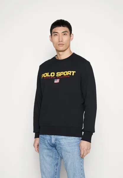 Толстовка Polo Ralph Lauren Polo Sport Fleece Sweatshirt, черный / золотистый