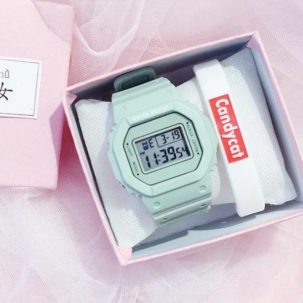 Роскошные аналоговые цифровые часы для женщин унисекс светодиодные наручные часы Многофункциональные часы Детские часы Спортивные часы