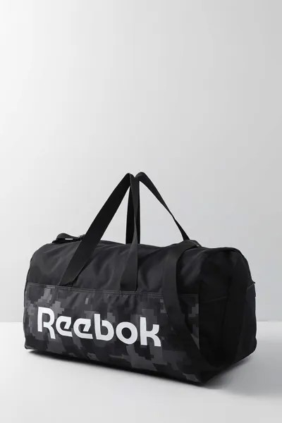 Дорожная сумка мужская REEBOK H36563 черная, 30х40х15 см
