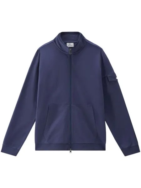 Woolrich спортивная куртка на молнии, синий