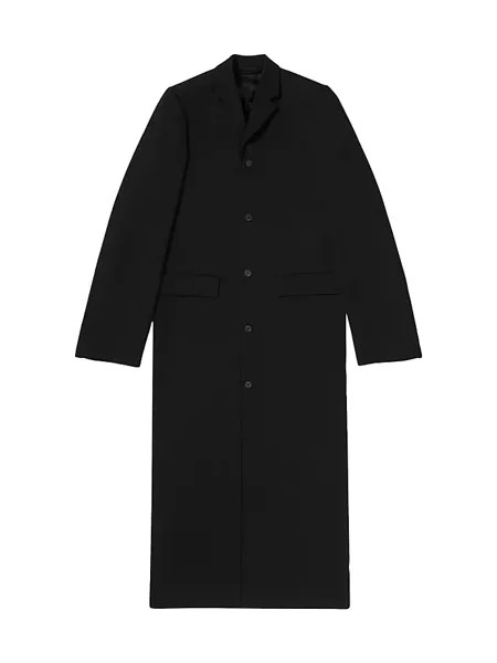 Приталенное пальто Balenciaga, черный