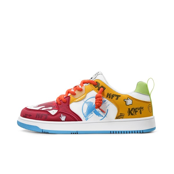 Кроссовки Foot King/KFT Skateboarding Shoes Unisex Low-top, золотой