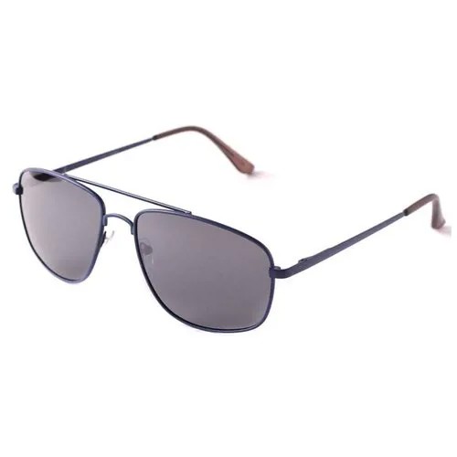Солнцезащитные очки A-Z, прямоугольные, оправа: металл, с защитой от УФ, синий